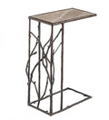 Indoor/Outdoor Pull-Up Table with Marble Top V7997