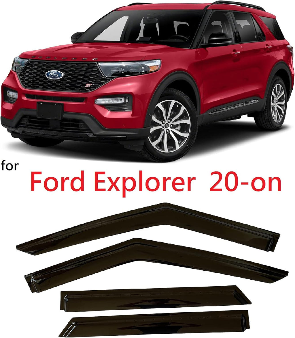 4 Pcs Set Side Window Vent Visor Rain Guards F668527