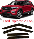 4 Pcs Set Side Window Vent Visor Rain Guards F668527