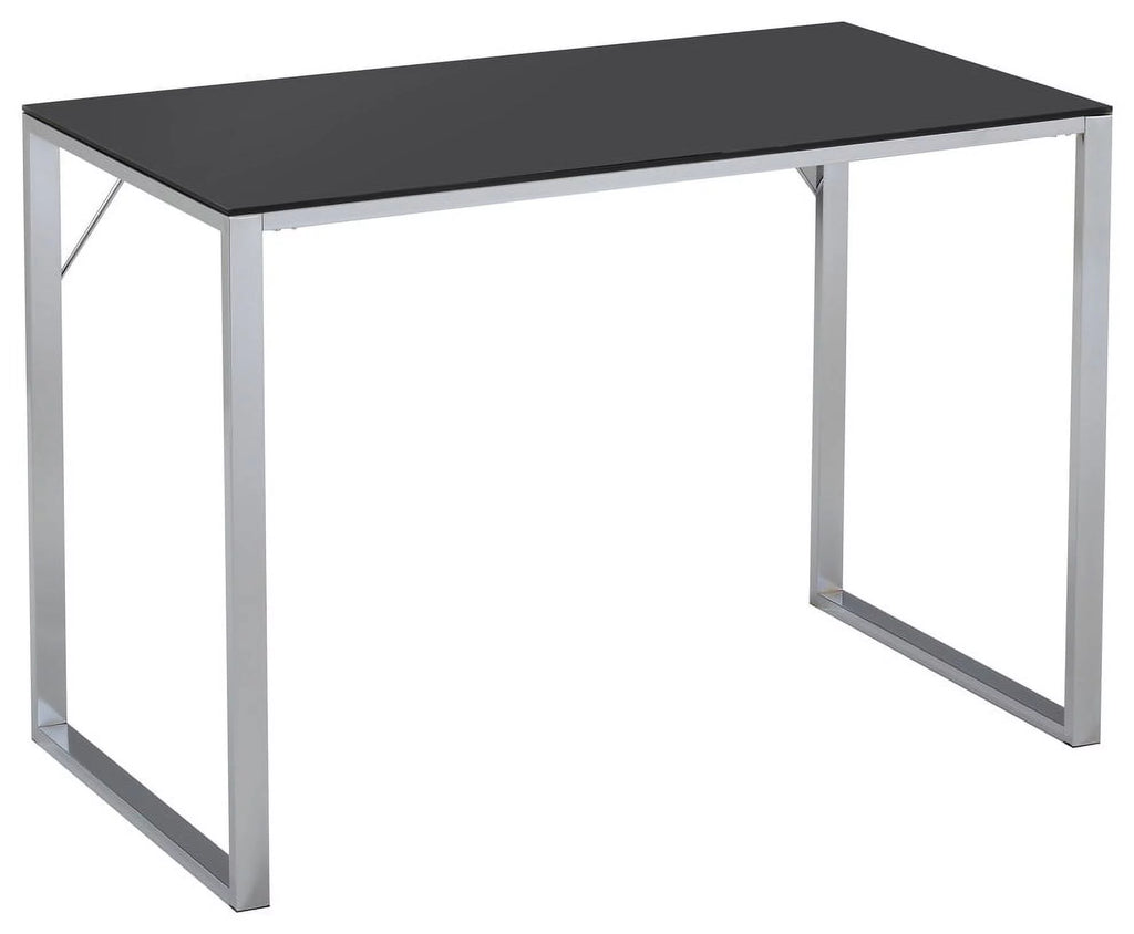 Black Tempered Glass Computer Desk C368