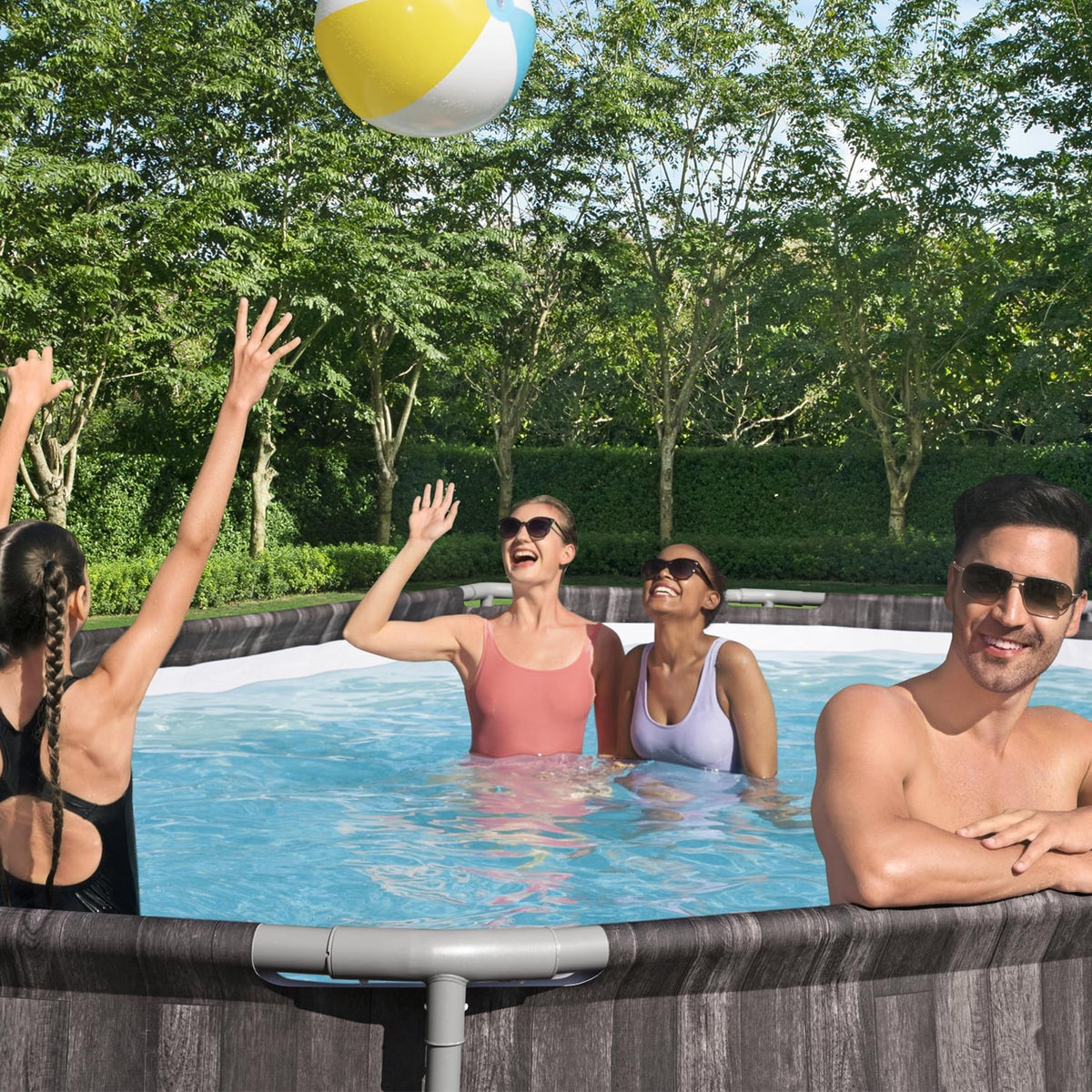 16x10x3.5 Foot Above Ground Swimming Pool Set with Pump W2229