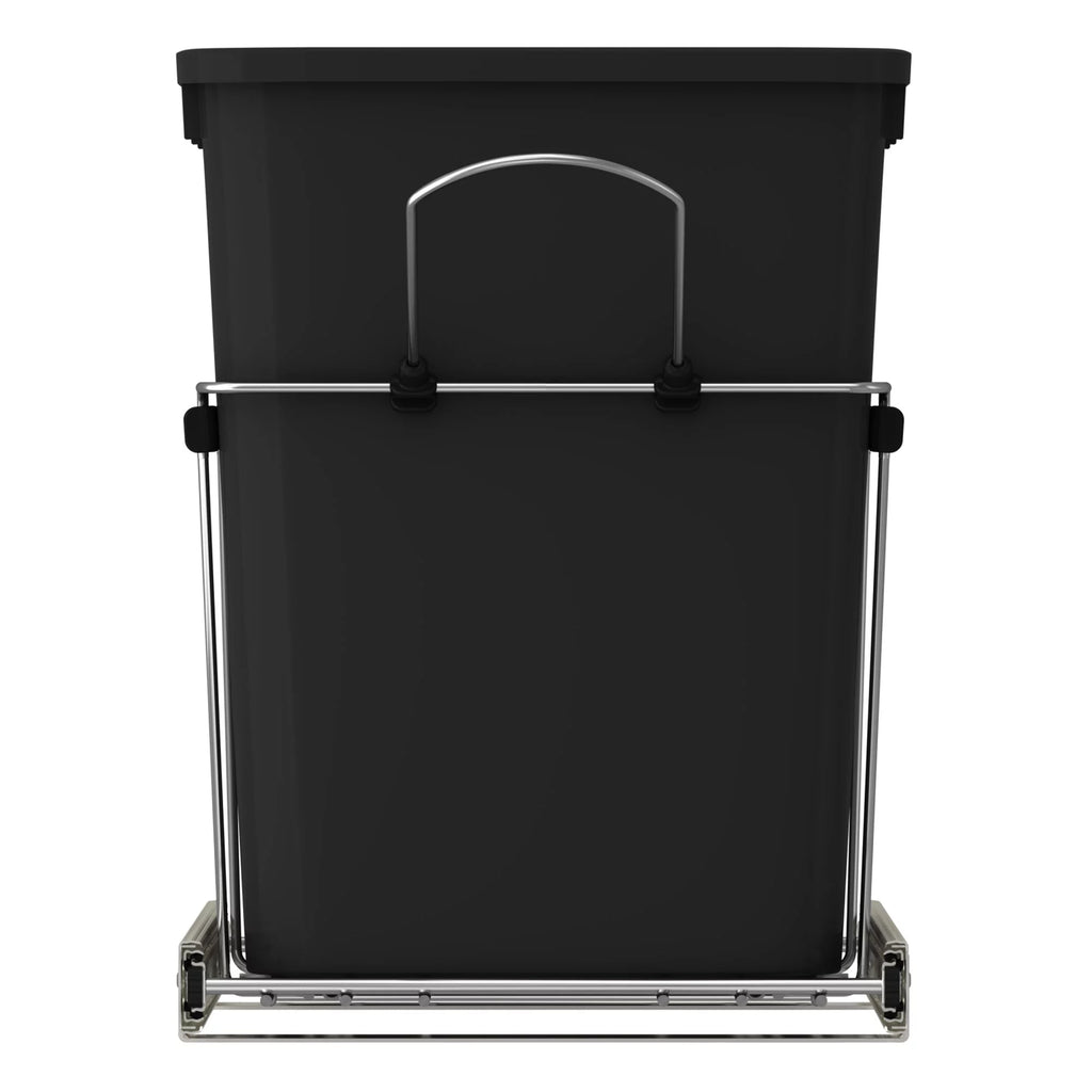 Black Pull Out Waste Containers T4036