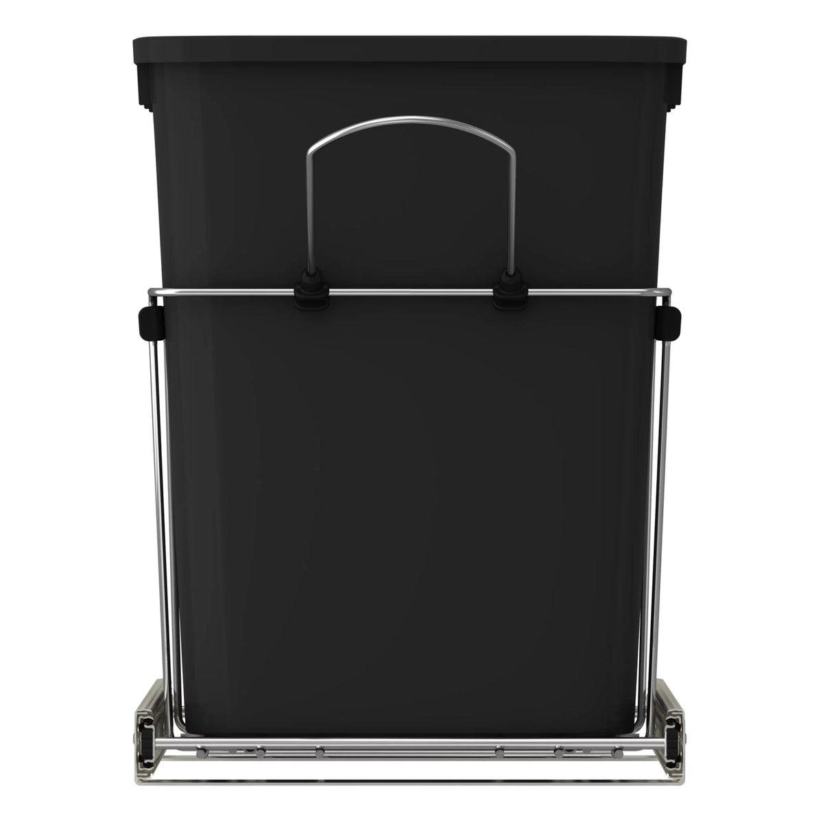Black Pull Out Waste Containers T4036