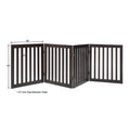 Freestanding Wooden Pet Gate 4 Panels C45556