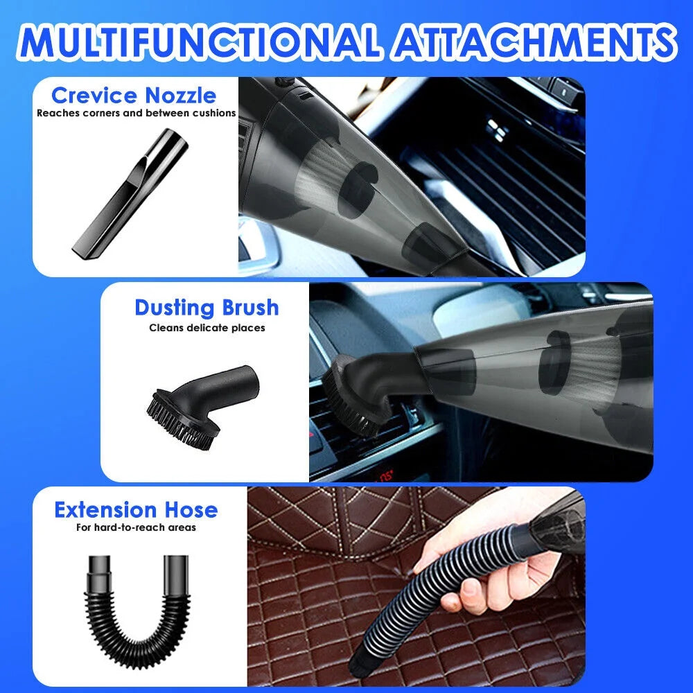 Portable Wet&Dry Handheld Car Vacuum Cleaner A8024