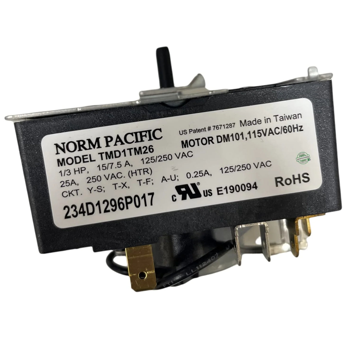 Washer/Dryer Timer 10 Terminals V79760