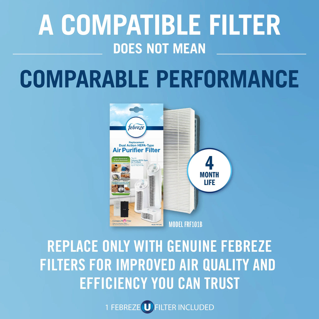 White Tabletop HEPA-Type Air Purifier U39527