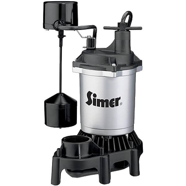 3/4 HP Zinc Thermoplastic Sump Pump with Vertical Float P4922