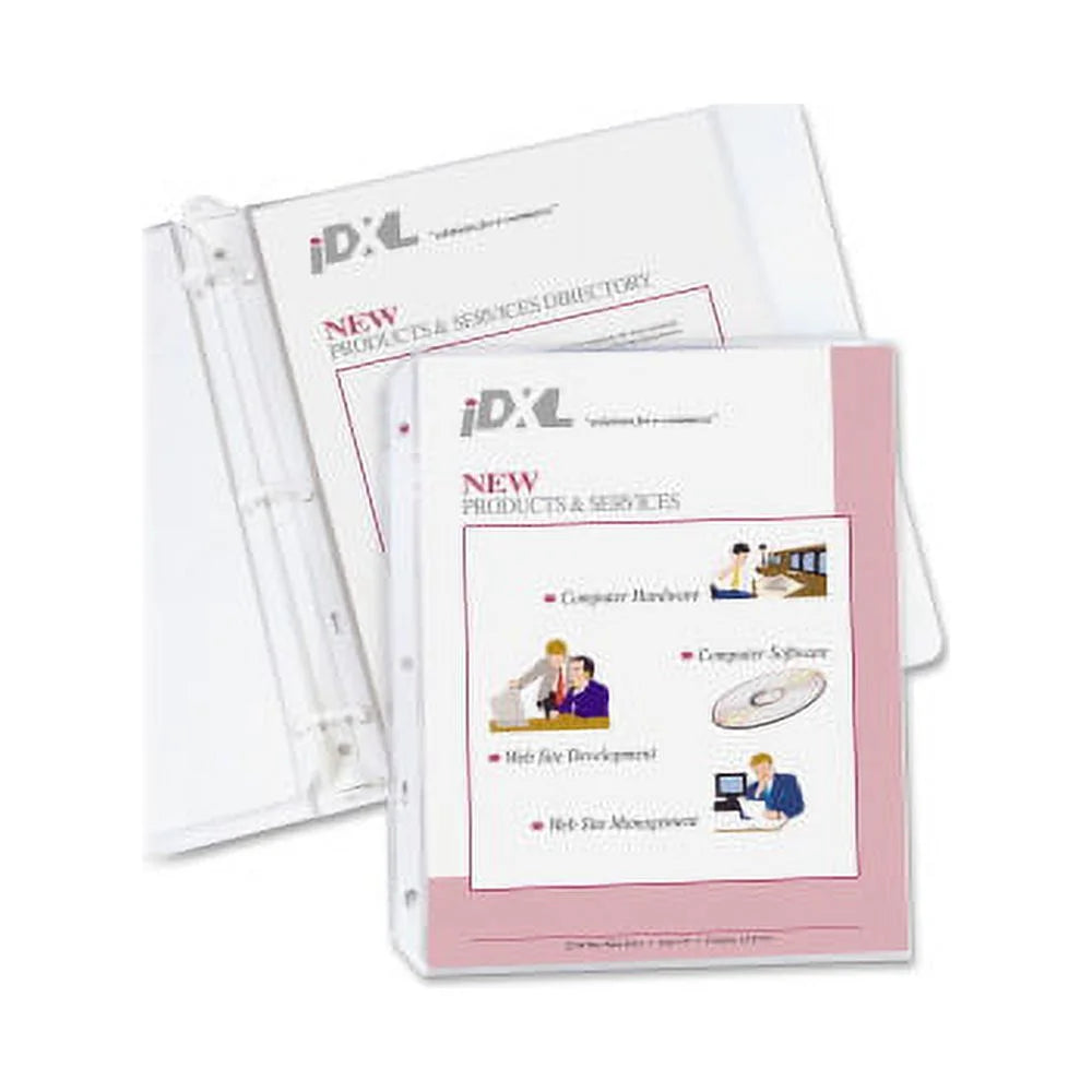 Heavyweight Poly Sheet Protectors Clear, Top Loading, 11 x 8-1/2, 100/BX F21889