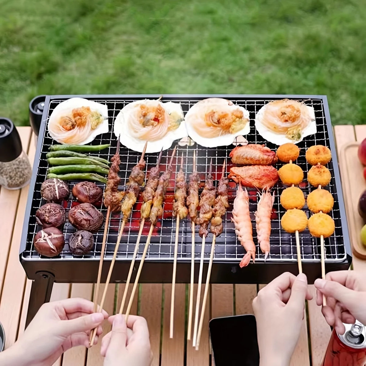Portable Charcoal Grill Y1856