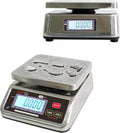 Stainless Steel Washdown Scale, 6lb Capacity, 0.001lb Readability, Dual Display H445276