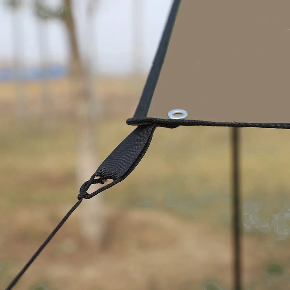 Camping Awning Tarp with Poles Waterproof Sun Shade G2001