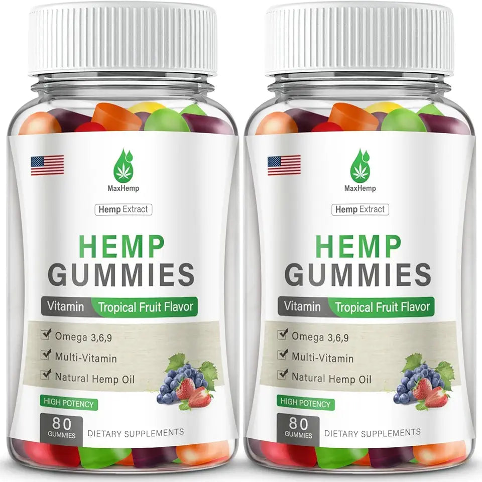 Hemp Gummies 2 Packs Vegan Extra Strength Y570258