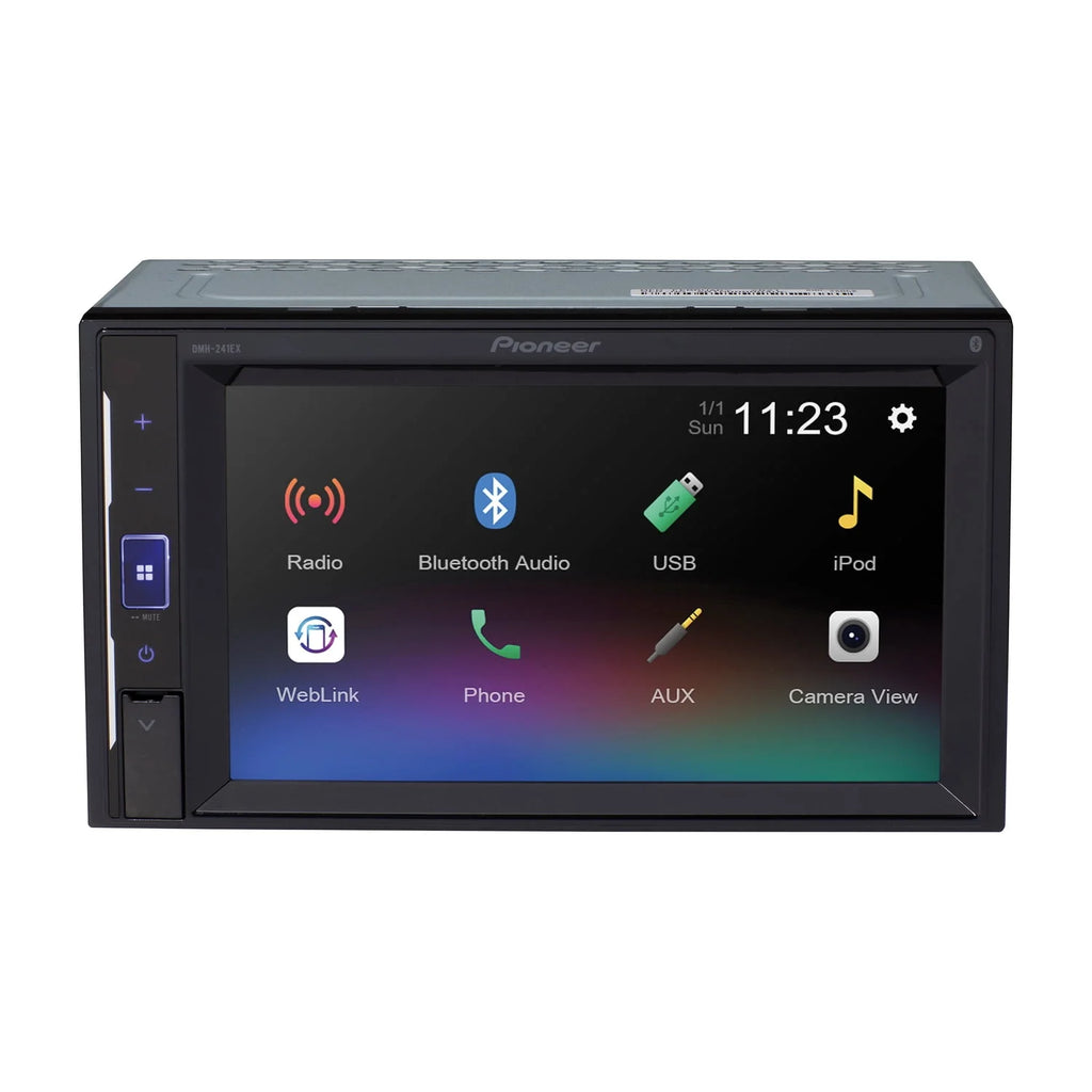 6.2-In. Double-DIN Digital Media Receiver with Touch Screen and Bluetooth E55908
