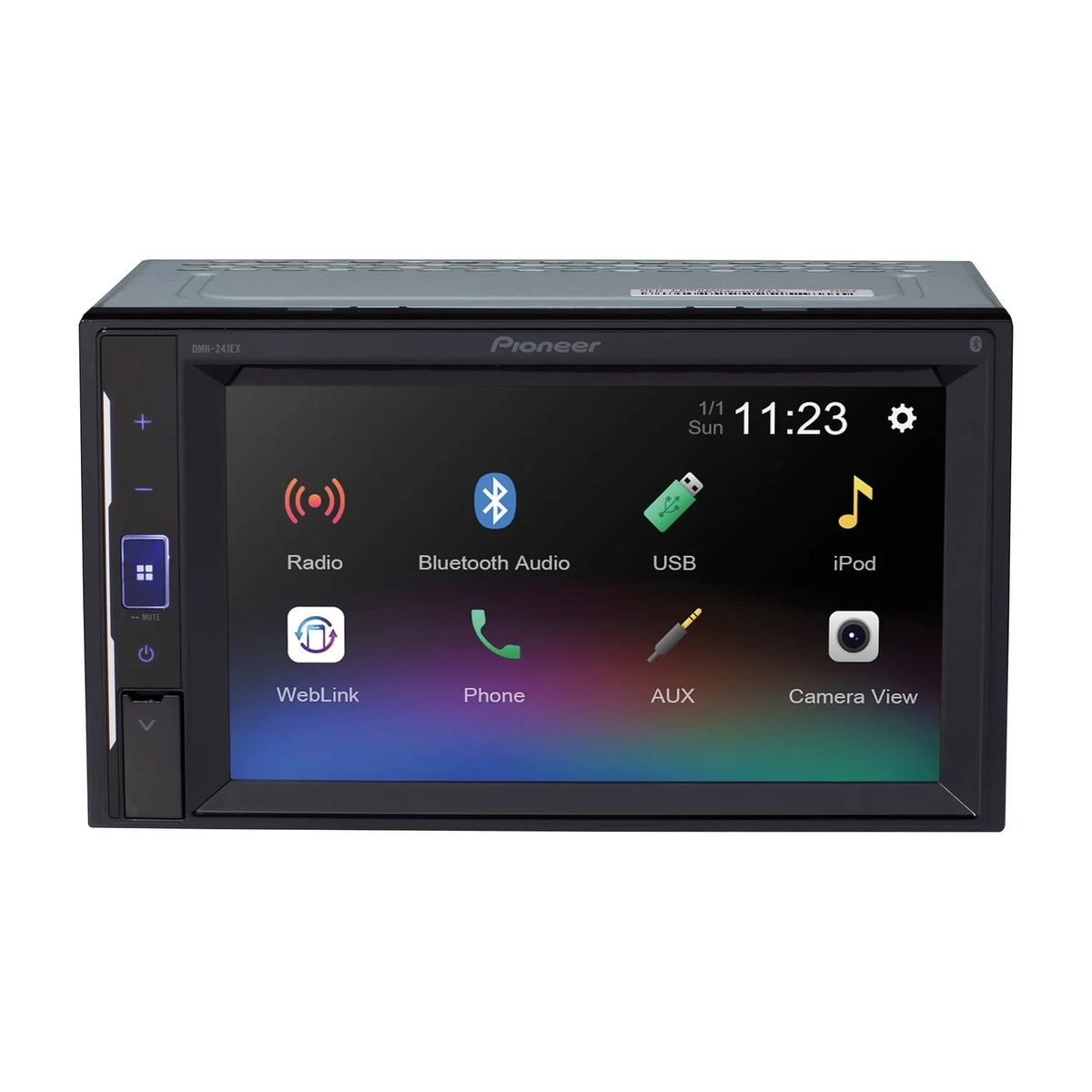 6.2-In. Double-DIN Digital Media Receiver with Touch Screen and Bluetooth E55908