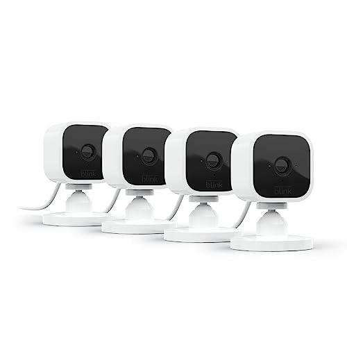 Compact Indoor Plug-In Smart Security Camera, 1080p HD, 2 Cameras (White) G194244