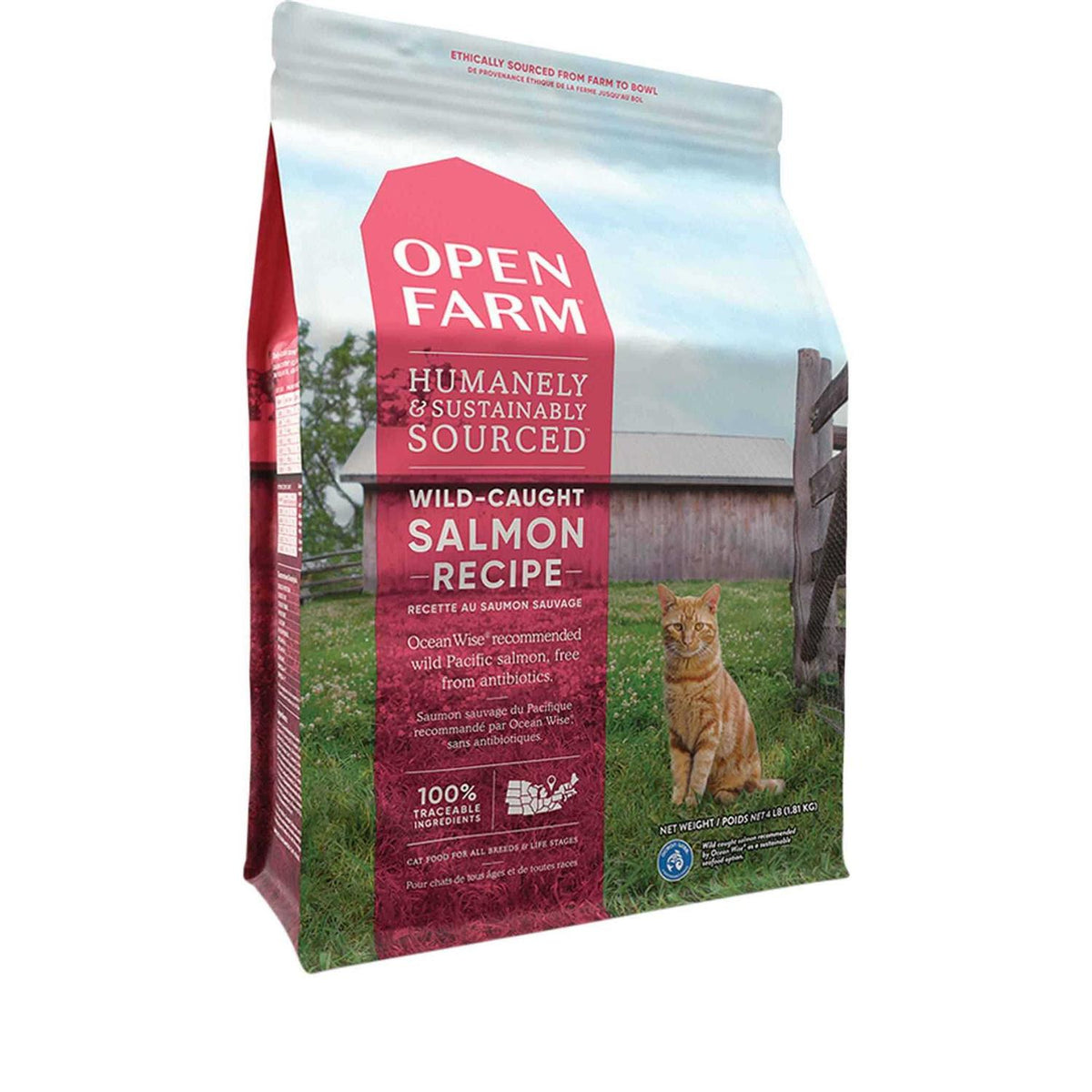 Wild-Caught Salmon Grain-Free Dry Cat Food V199