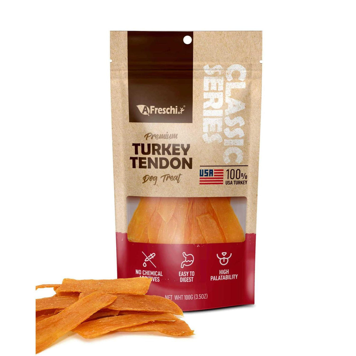 Turkey Tendon Dog Treats Z619054