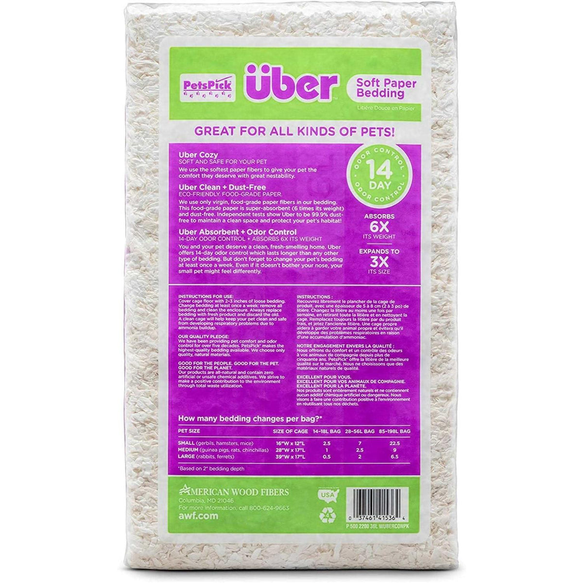 Uber Soft Paper Pet Bedding S590181