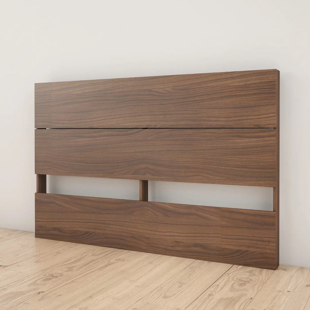 Queen Size Walnut Wood Headboard G946004