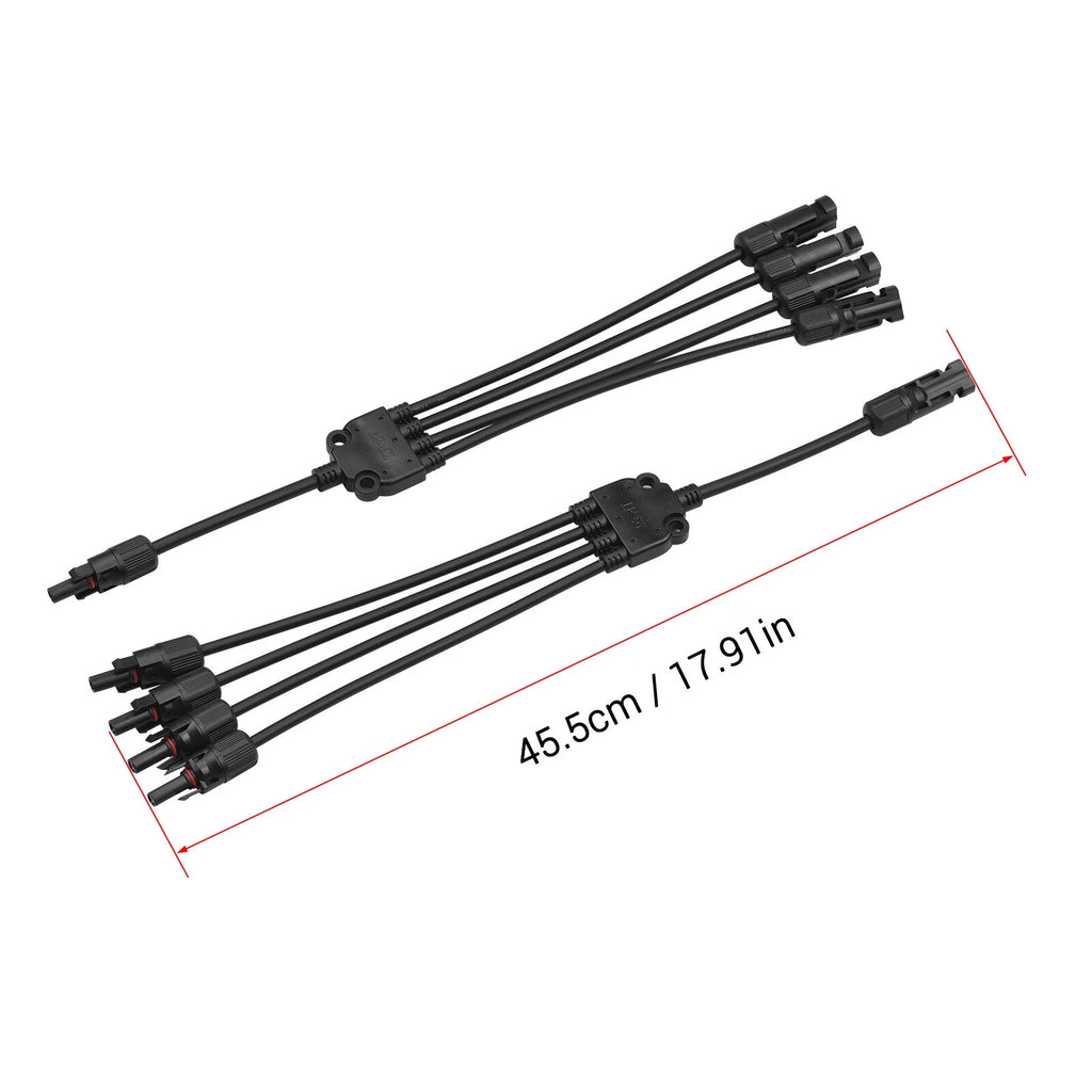 4-Way Solar Cable Connector IP67 Waterproof 12AWG G685