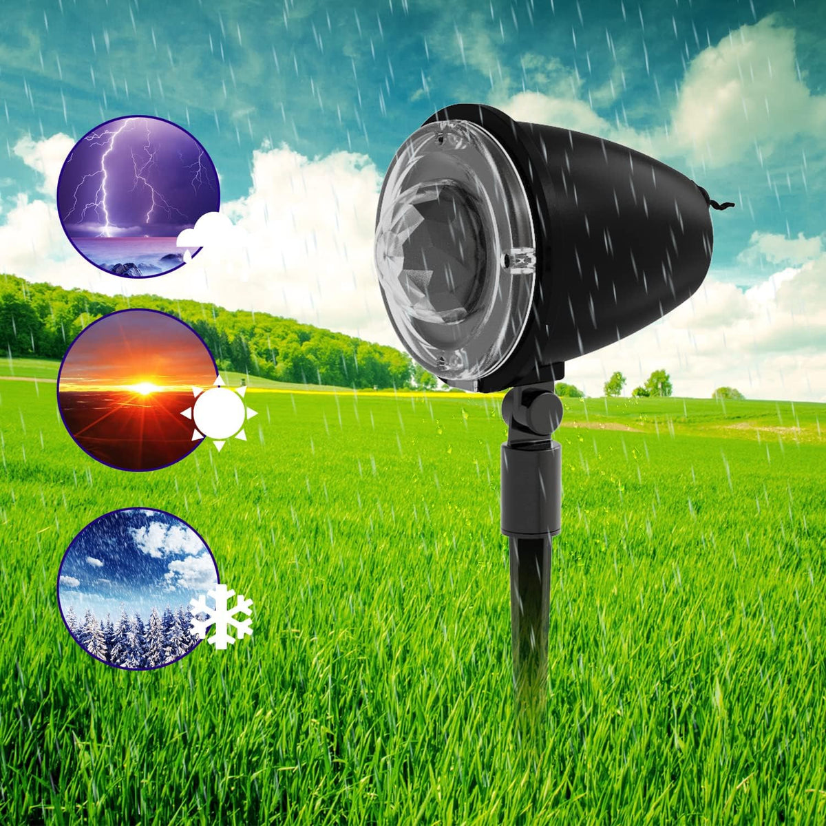 Christmas Projector Lights, Snowflake Light Projector, Remote Control, Pack of 2 T5238