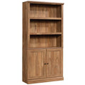 Sindoori Mango Beige 3-Shelf 2-Door Tall Wood Bookcase M52784