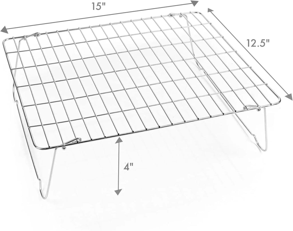 Stainless Steel Accessory Shelf With Folding Legs O2260
