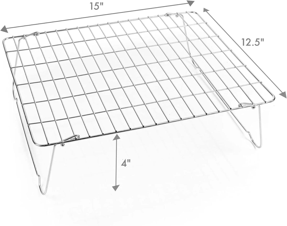 Stainless Steel Accessory Shelf With Folding Legs O2260