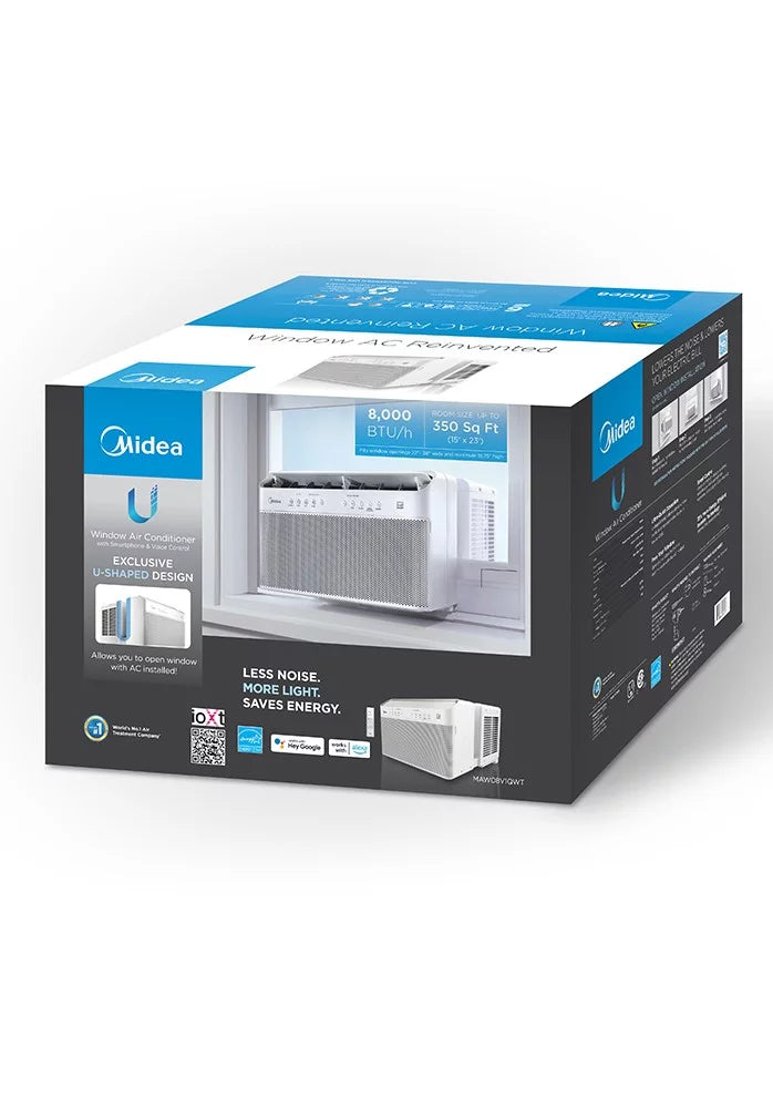 8,000 BTU Smart Inverter U-Shaped Window Air Conditioner X944376