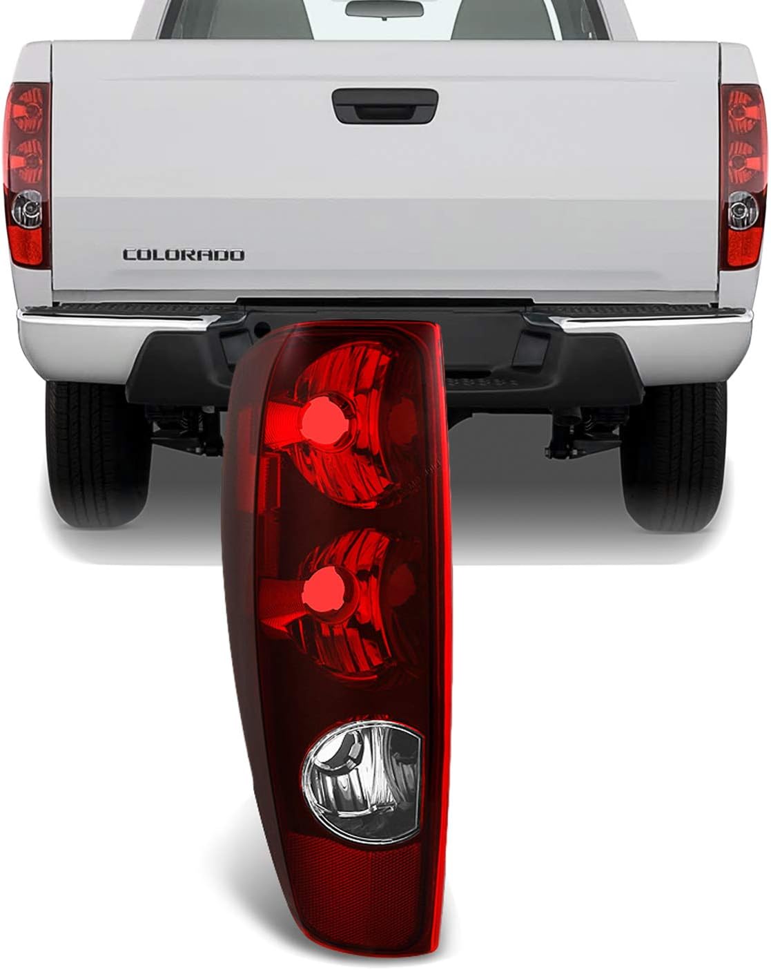 Red Tail Lights Replacement Pair Pack of 2 U639
