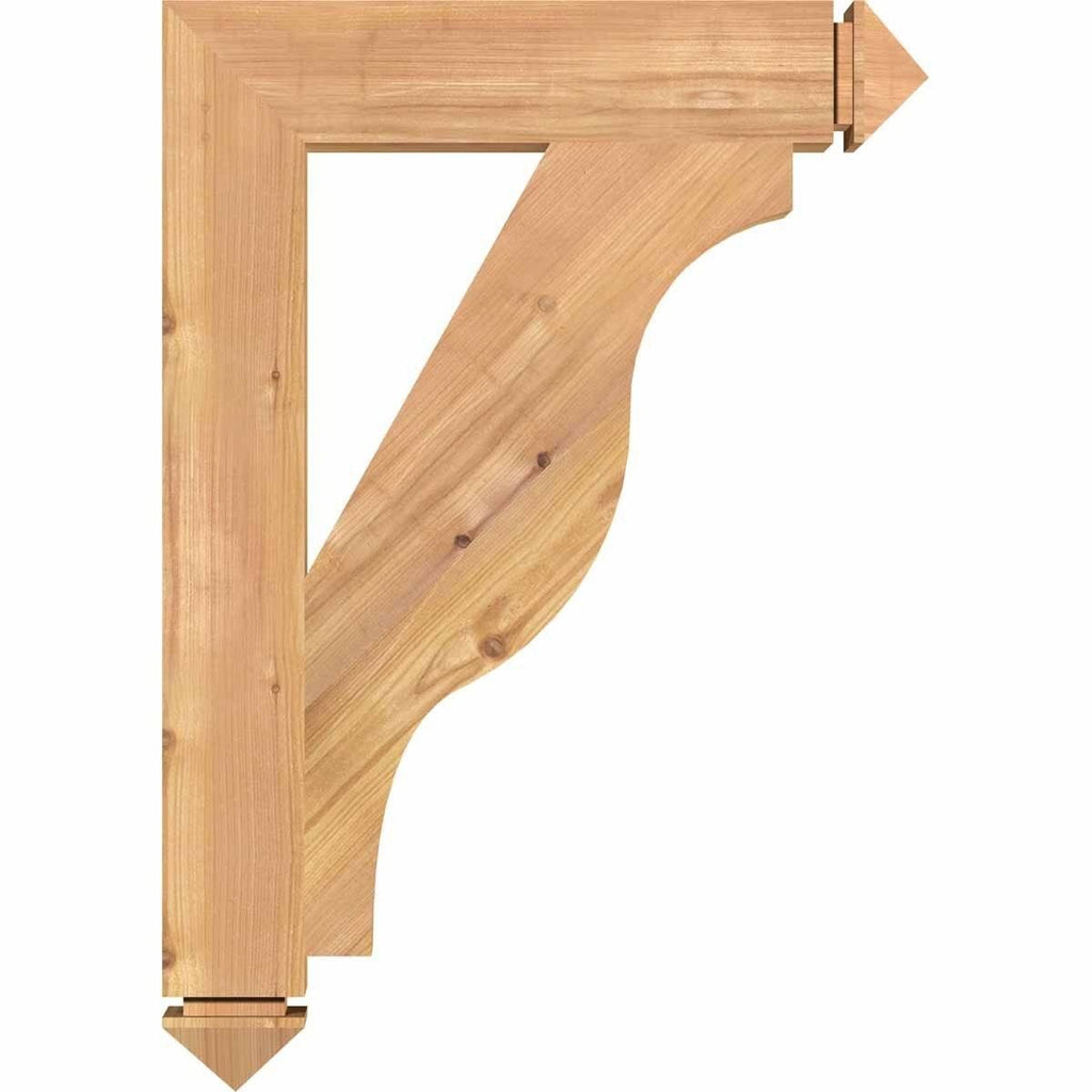 Western Red Cedar Smooth Bracket R143