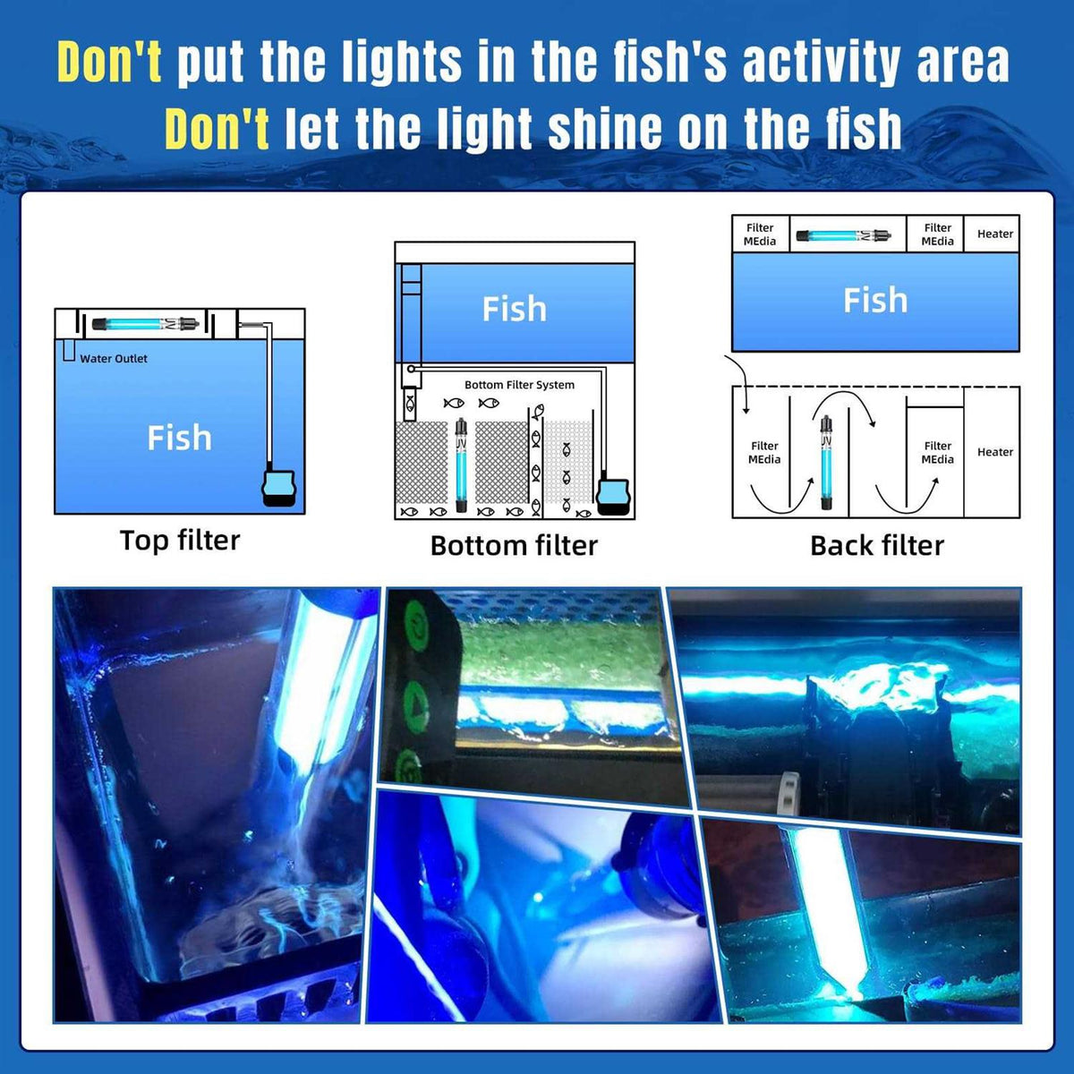 5W Aquarium UV Sterilizer F5307