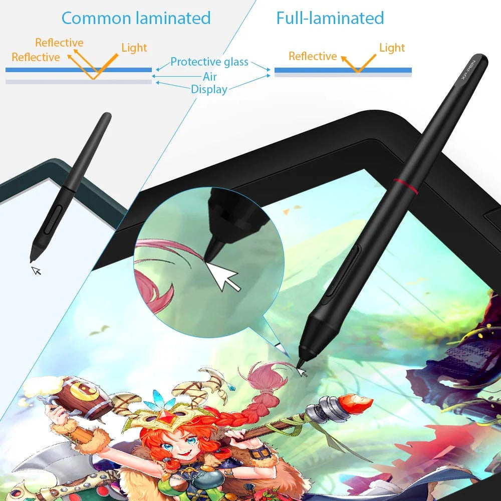 Graphics Drawing Tablet Pen Display with Tilt Function F2943