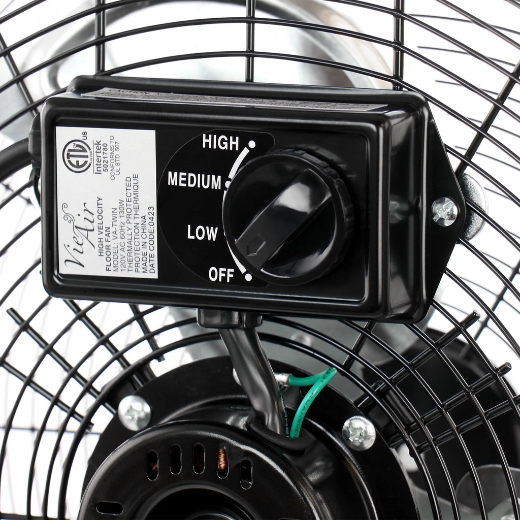 20 Inch 3 Speed Metal Floor Fan S1514