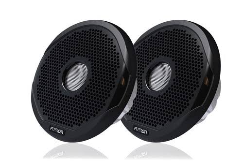 2-Way Speakers with White and Gray Grills B744