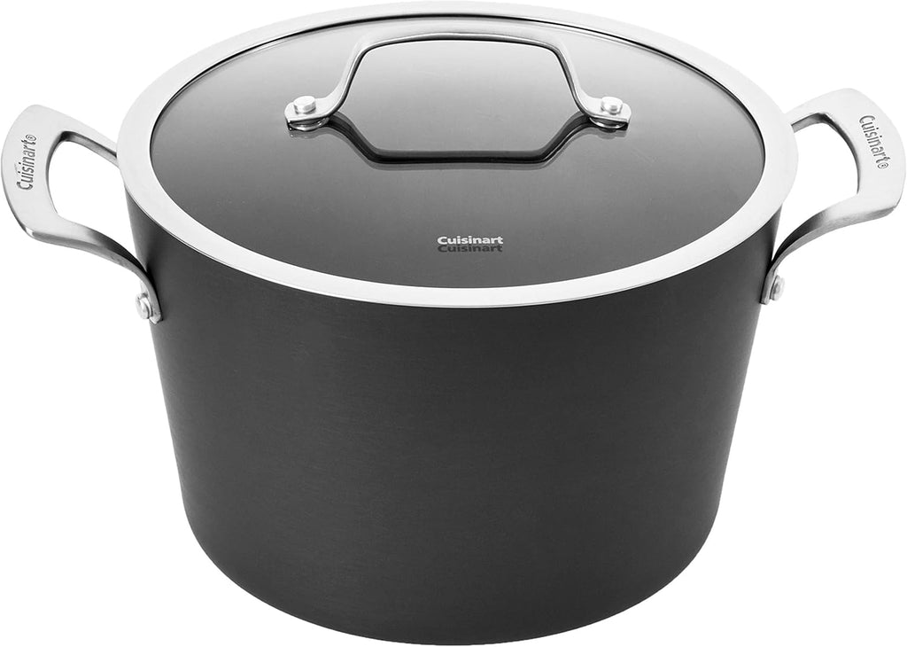 Conical Hard Anodized Cookware Set, Black N36765