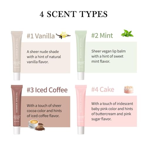 4 PCS Shea Butter & Olive Oil Lip Butter Balm I8281