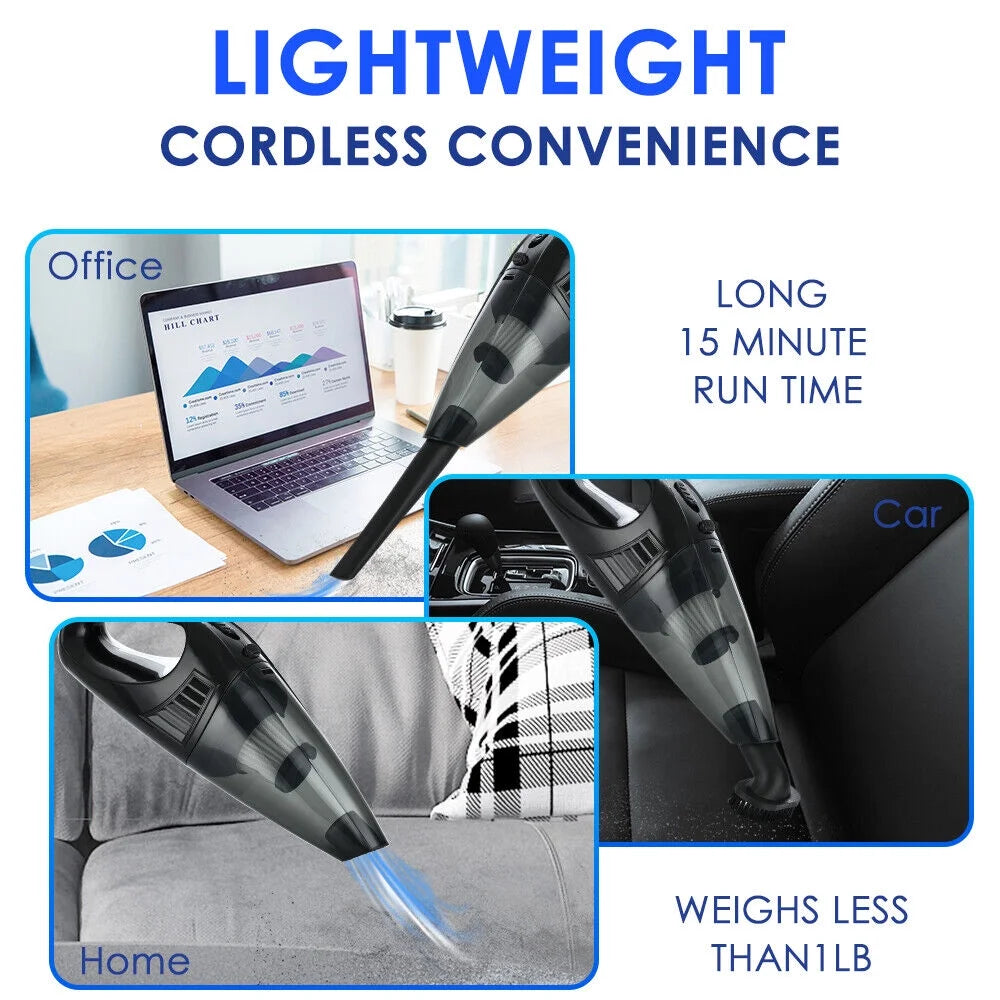 Portable Wet&Dry Handheld Car Vacuum Cleaner A8024