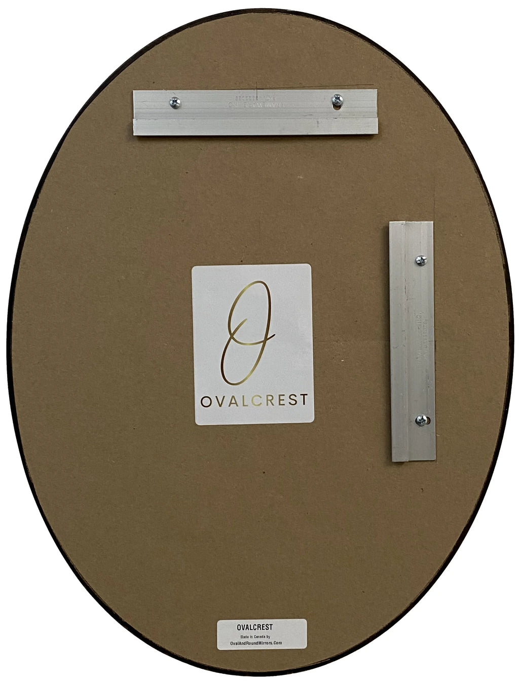 Black Cherry Oval Mirror P2132