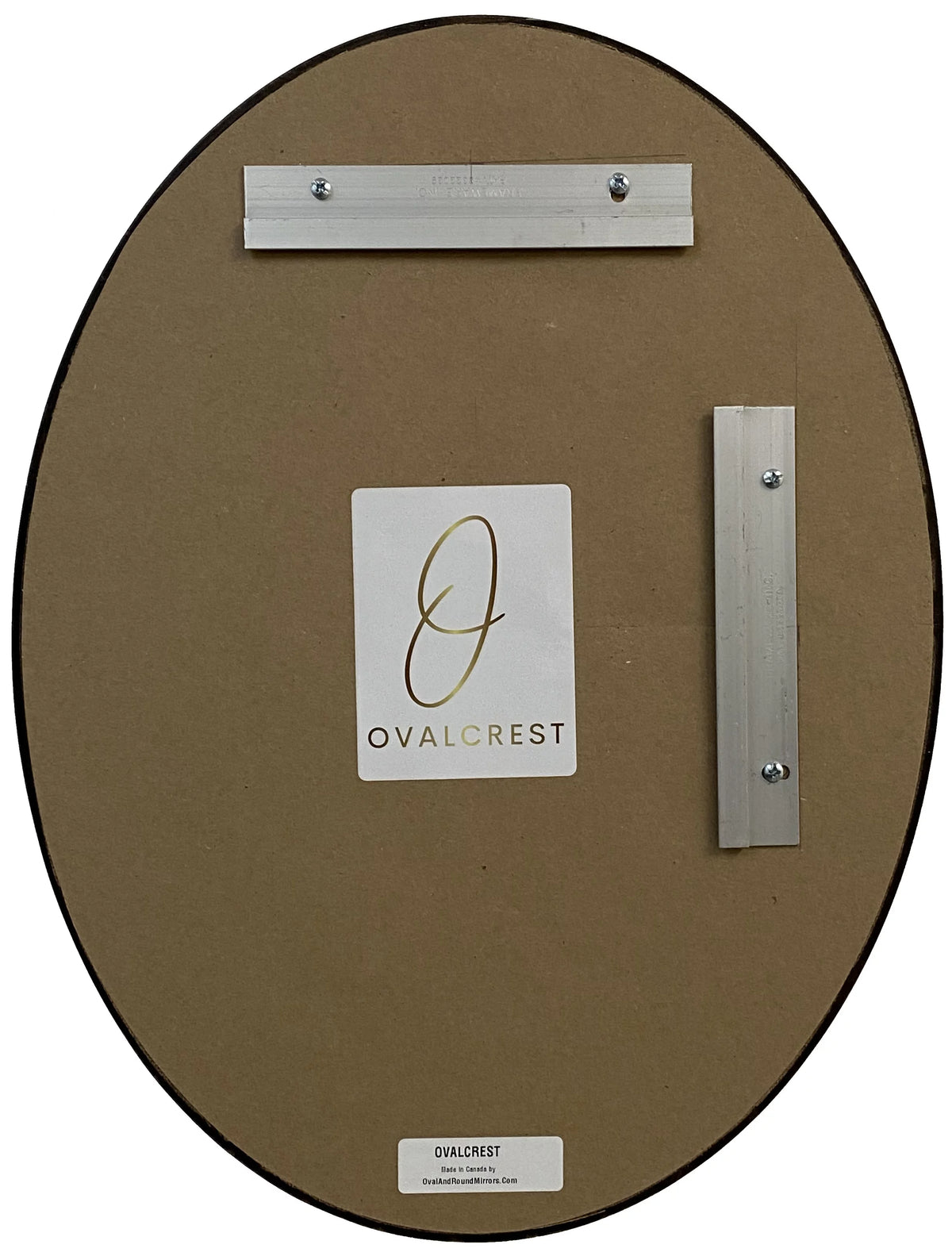 Black Cherry Oval Mirror P2132