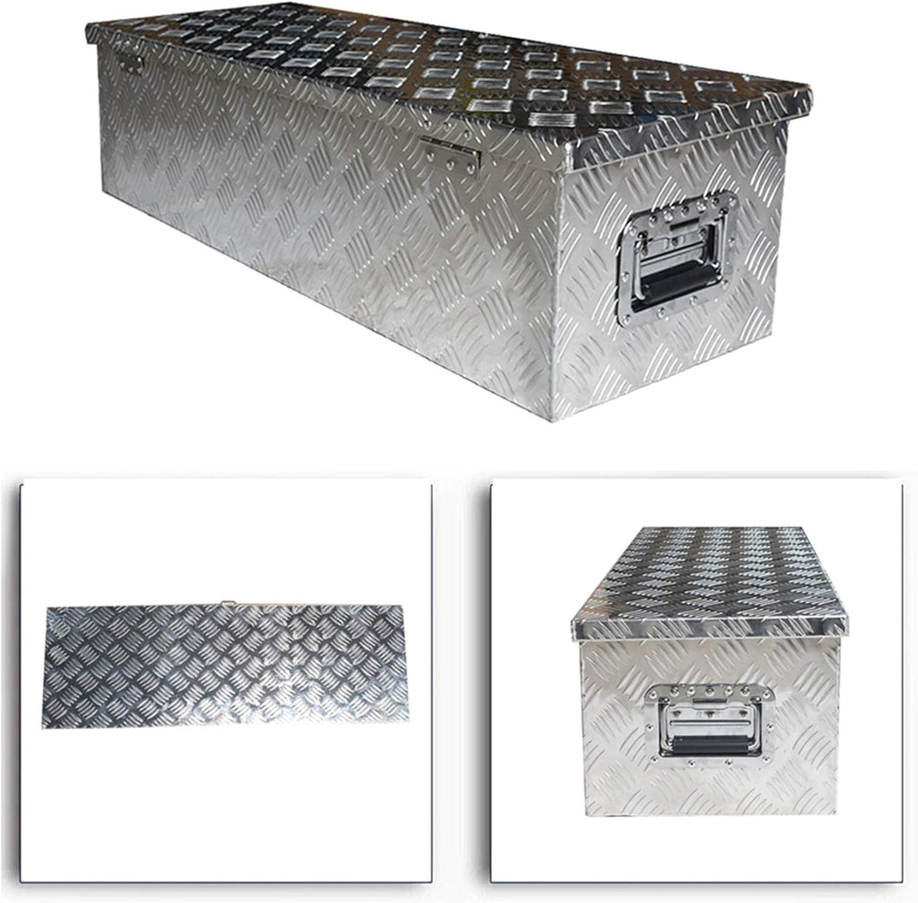 39 Inch Aluminum Tool Box with Lock and Key V513