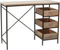 Wood Desk with Drawers B47976