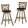 Wood Swivel Barstool Z798440