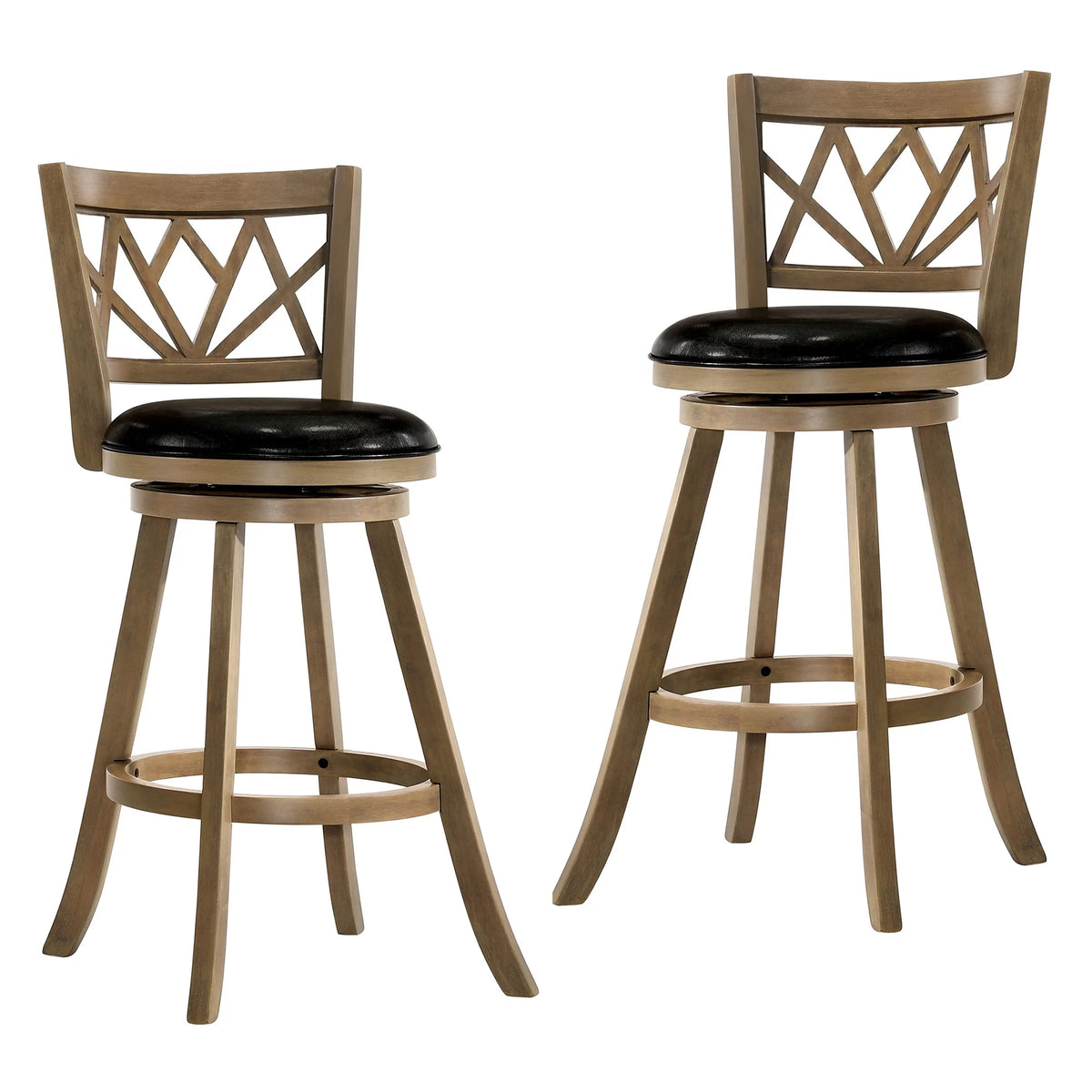 Wood Swivel Barstool Z798440