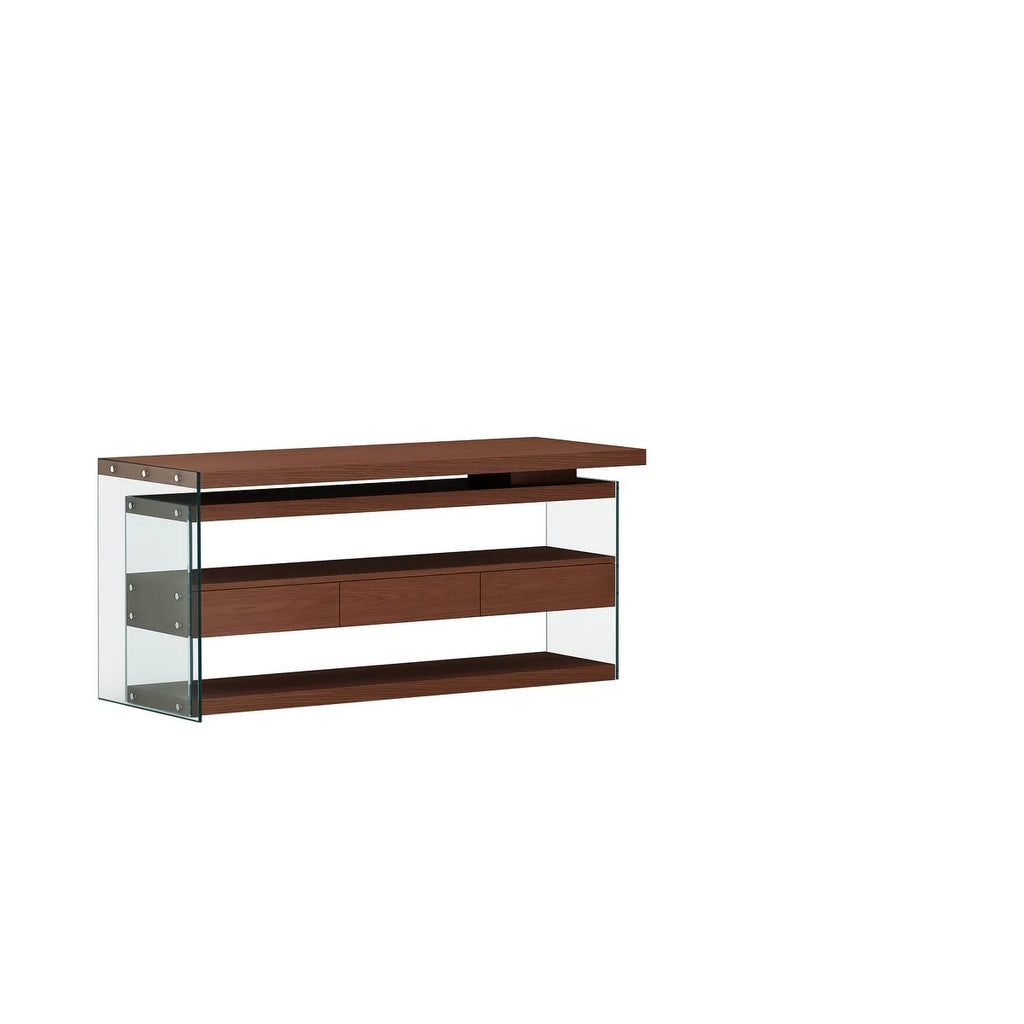 Rotatable Wooden Desk with 3 Drawers and 3 Shelves M86861