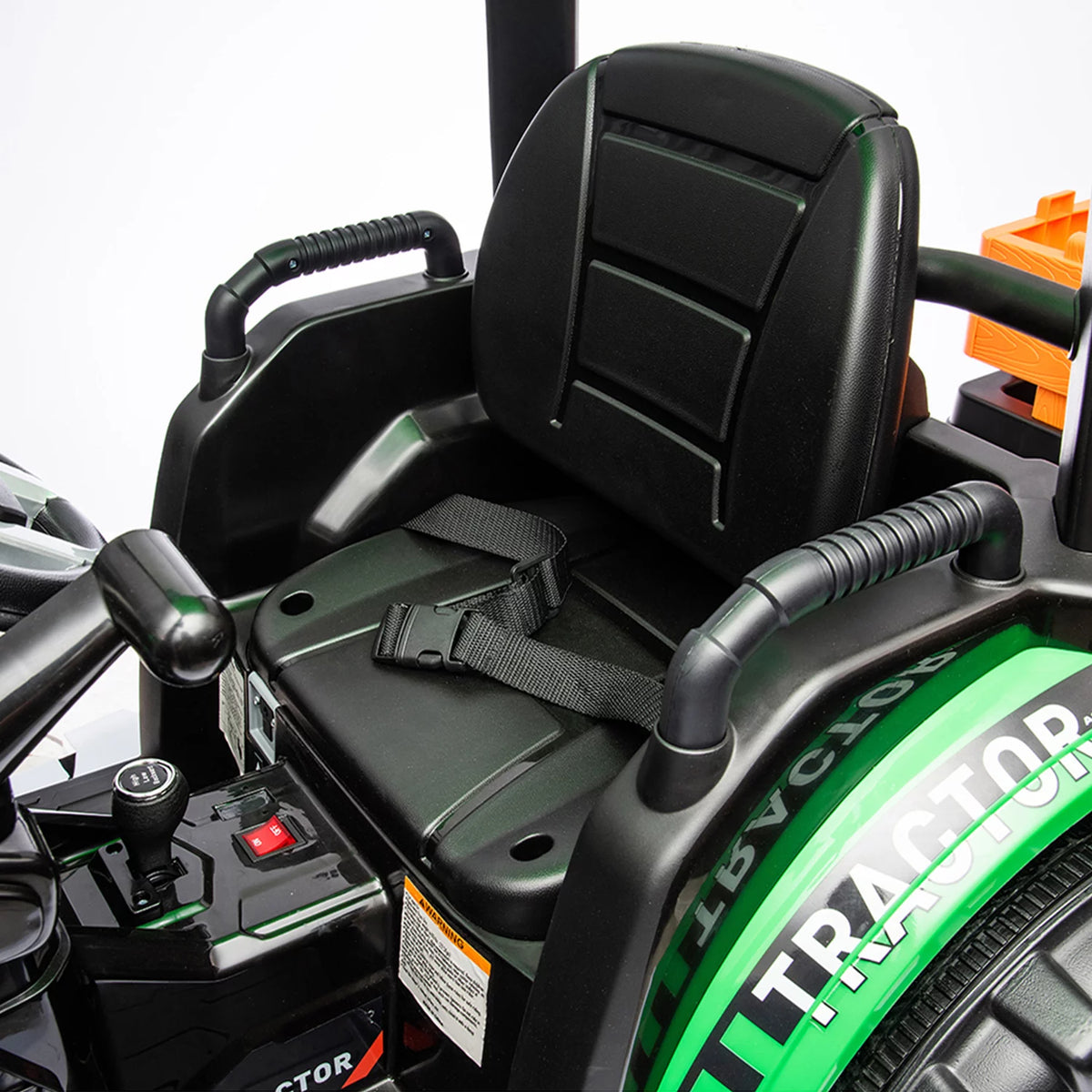 24 V Powered Ride Ons Tractor with Trailer, Green Q90932