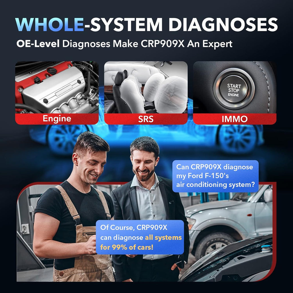OE-Level All Systems Diagnostic Scan Tool with 26+ Reset Services E190454