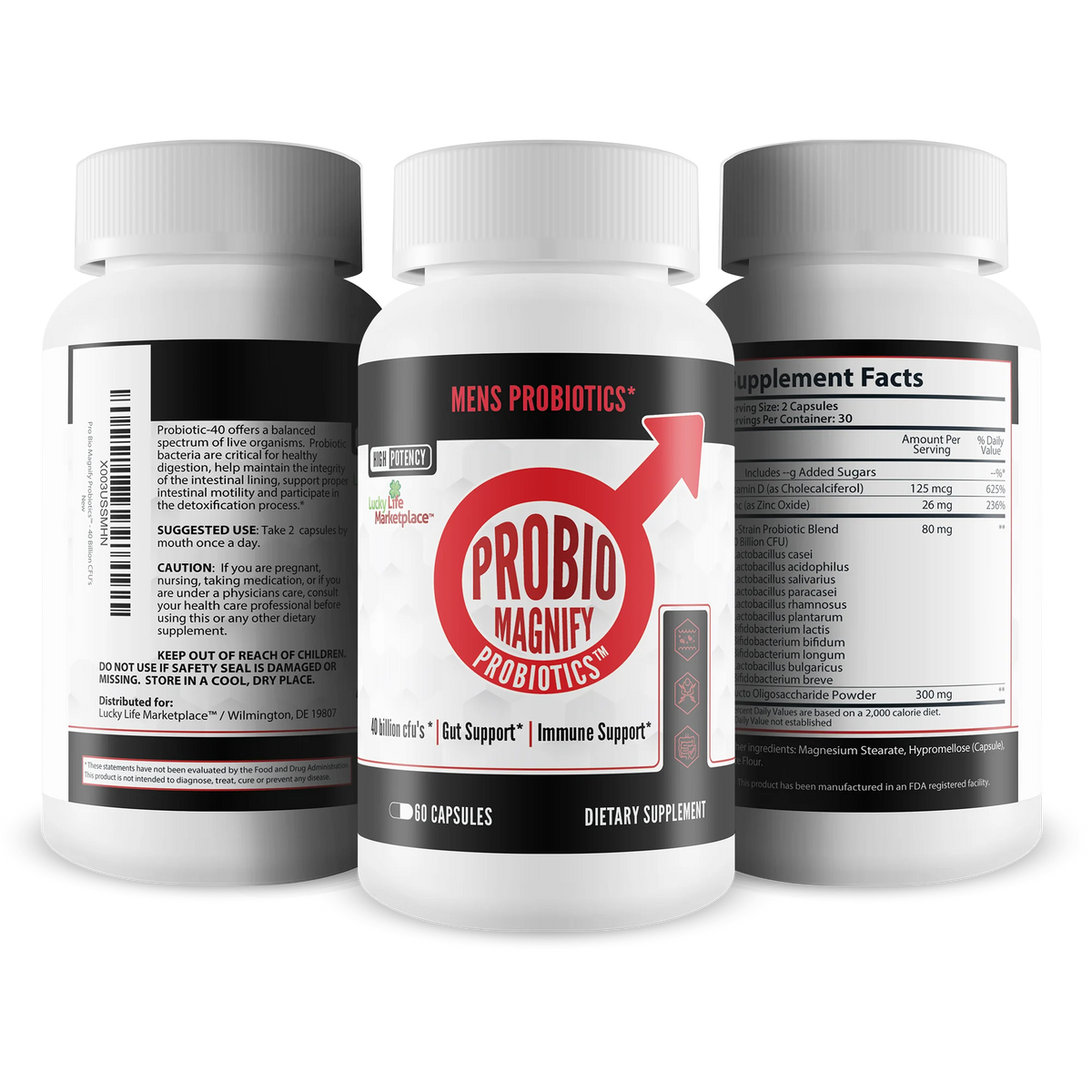Probiotics for Men 40 Billion CFU M559