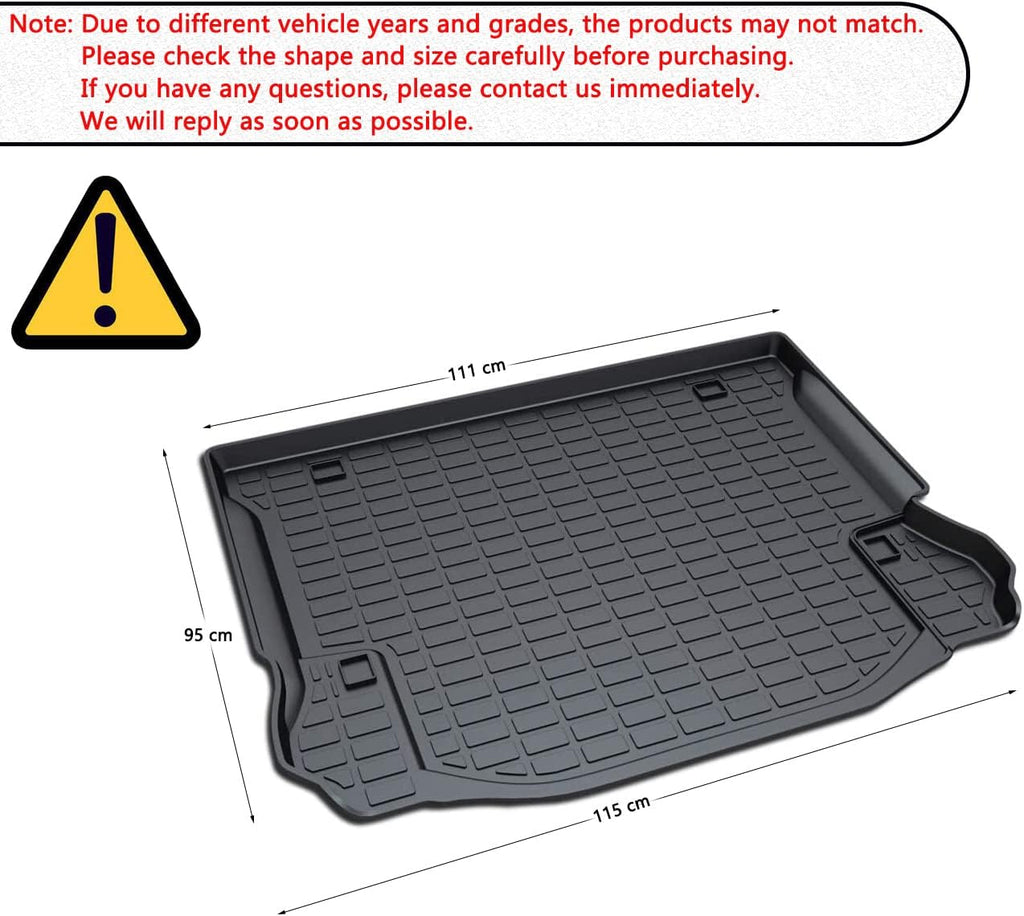Custom Fit TPO Waterproof Rear Cargo Tray Trunk Floor Mat Protector B88110